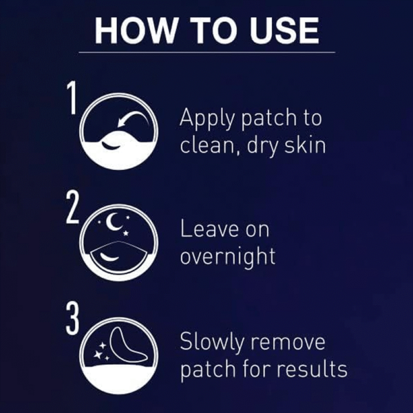 لصقات ليلية شفافة لعلاج حب الشباب من بانوكسيل - 40 لصقة